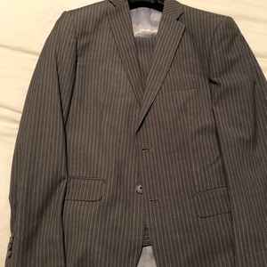 Grey Pinstripe Suit